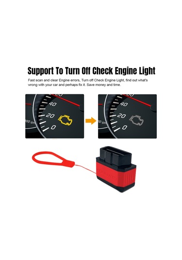 Springsun Konnweı Kw905 Bluetooth Obd2 Araç Tanılama Aracı - Ios & Android Uyumlu