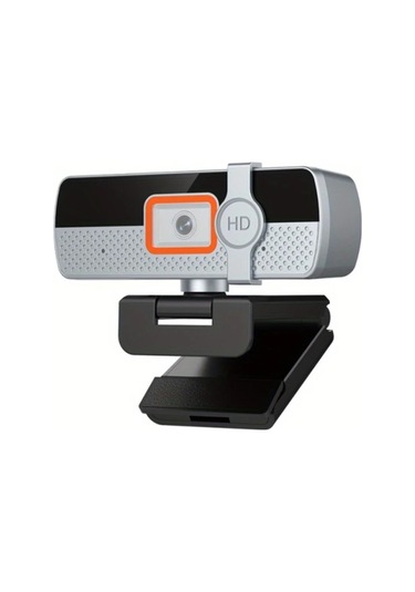 Xuweiwei Silvery Hotu Usb Webcam Oto Odaklı 4k Görüntü 360 Döner Taban Balıkgözü Lens Pc Laptop Uyumlu