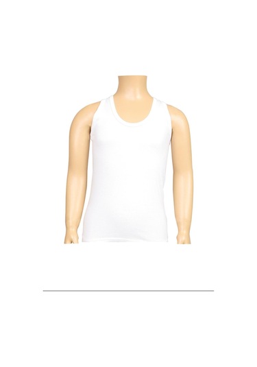 Ceylanoğlu 6'lı Erkek Çocuk Atlet - 310 Beyaz