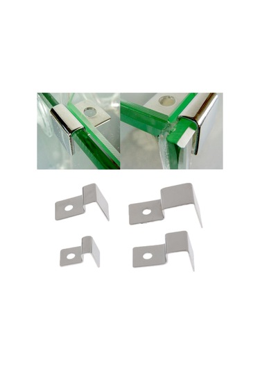 Homyl 4 Adet Paslanmaz Çelik Akvaryum Balık Tankı Cam Kapak