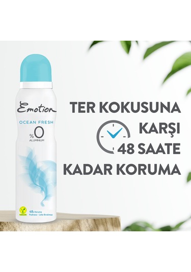 Emotion Ocean Fresh Kadın Sprey Deodorant 6 x 150 ML