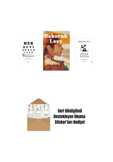 Her Şeyi Gören Adam + Sıcak Süt + Siyah Votka + Okuma Sticker'ları