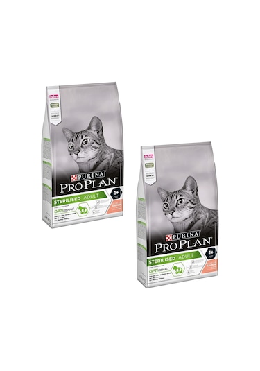 Purina Pro Plan Kısırlaştırılmış Somonlu Yetişkin Kedi Maması 2 x 1500 G