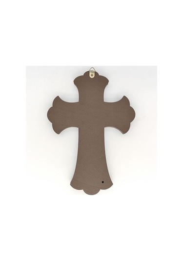 Lijinxu Ev Dekorasyonu Için Çapraz Askılı Kolye Ahşap Süs 22,6 Cm X 16,1 Cm X 2,2 Cm