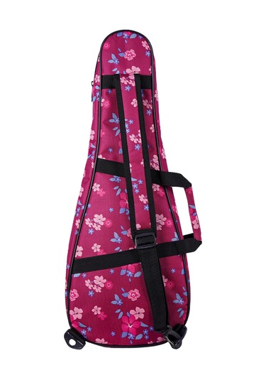 Wagon 04 Serisi Tenor Ukulele Çantası - Hibiscus Pembe