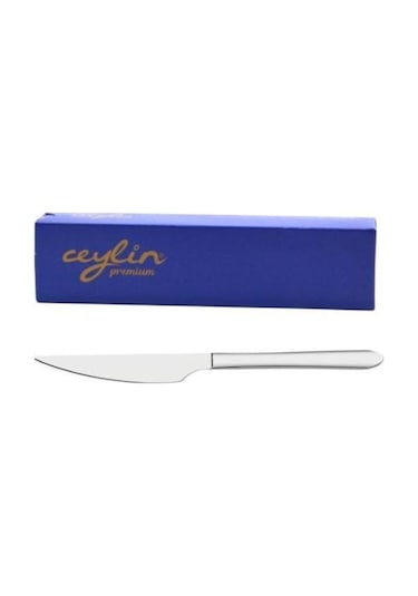 Elegance Model Tatlı Bıçak 304 Kalite 3 Mm 12 Kişilik Gümüş