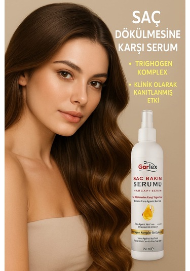 Garlex Yoğun Dökülme Yaşayanlar için Dökülme Karşıtı Yoğun Bakım Serumu 250 ML