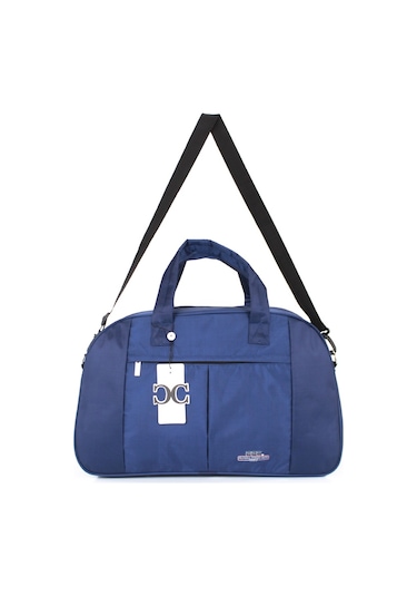Case Club Orta Ve Büyük Boy Seyahat Ve Spor Çantası Omuz Askılı Lacivert