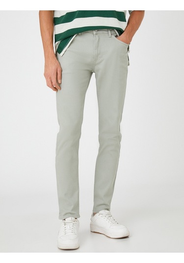 Koton Basic Gabardin Pantolon 5 Cep Düğme Detaylı Nane Yeşili 3sam40011hw 3SAM40011HW660 Mint Koton Basic Gabardin Pantolon 5 Cep Düğme Detaylı Nane Yeşili 3sam40011hw 3SAM40011HW660 Mint