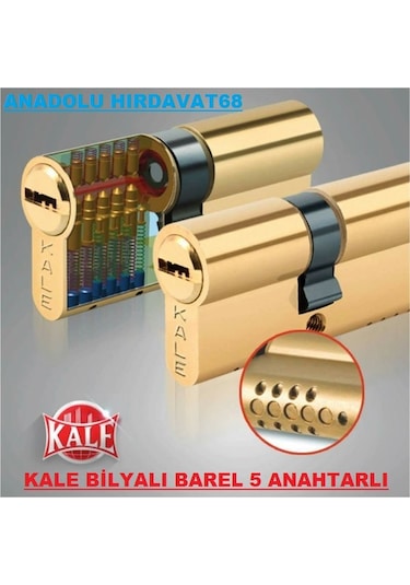 Kale Barel 164bne 90 Mm Saten Bilyalı Kilit Göbeği Bareli