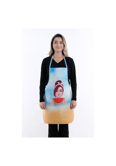 Beautiful Sıvı Geçirmez Su Geçirmez Mutfak Önlüğü Çok Renkli