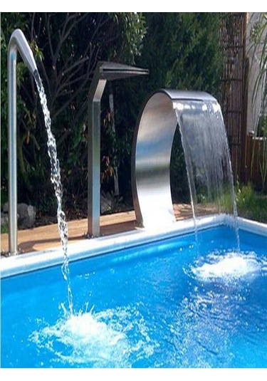 DEV PASLANMAZ 500x1000 mm Lüks Model Havuz Şelale AISI 316 Kalite