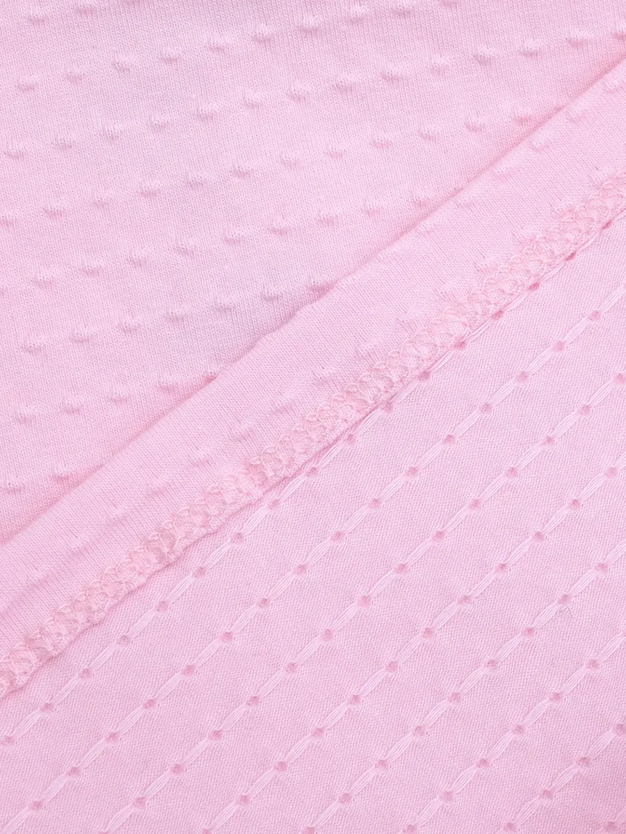 Alena Kız Çocuğu İçin Pamuklu Pembe Baskılı Kanvas Dokusu İle Anaokulu Uzun Kollu Tişört 254637461 Pembe