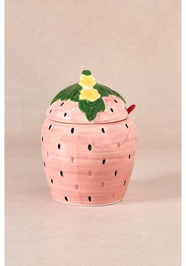 Karaca Strawberry Şekerlik 350 Ml Pembe
