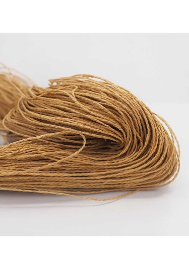 Hasır Renk Çile Kağıt İp Çanta Ipi Supla Ipi No:70 - 550-600 Gr