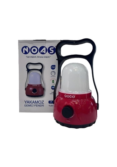 Noas Yakamoz 7 Watt Şarjlı Ledli Gemici Dimlenebilir El Feneri 560 Lümen Yl05-2001 Çok Renkli