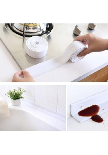 CMT Su Sızdırmaz Geçirmez Bant Lavabo Küvet Kenar Bandı Küvet Duş 3.2 Bant01