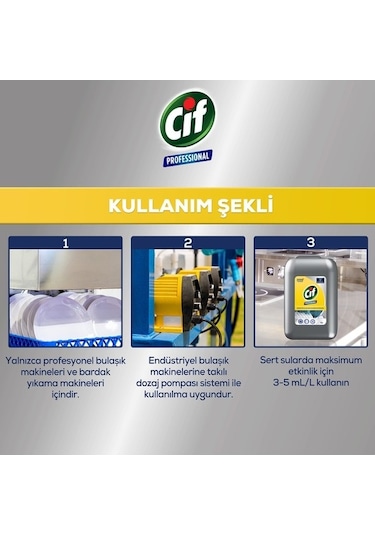 Cif U-pro Endüstriyel Bulaşık Deterjanı 10 L