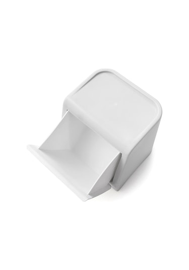 Jeemson Duvar Veya Masa Üstü Kullanıma Uygun Deliksiz Otomatik Geri Tepki Atık/ev Aletleri Saklama Kutusu Gri Gri