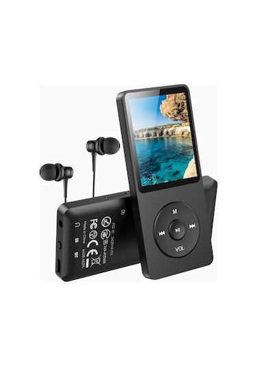 Agptek A02pl 64gb Classic Mp3 Player Fm Radyolu Black 1