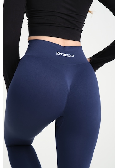 Kalçası Büzgülü Push Up Kalça Şekillendirici Tayt Seamless Fitnes