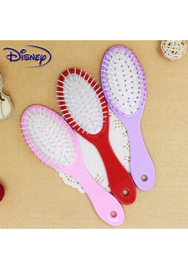 Prenses Minnie Dondurulmuş Tarak Karikatür Sevimli Güzellik Moda Oyuncaklar Kıvırcık Saç Fırçası Tarak Anti-statik Fırça Tarak Disney