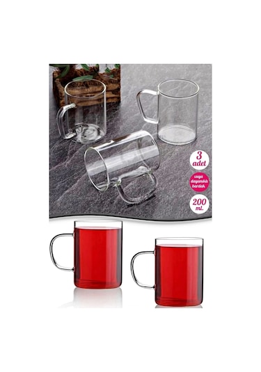 3'lü Termisil Bardak Royaleks-clkn-2018 Beyaz