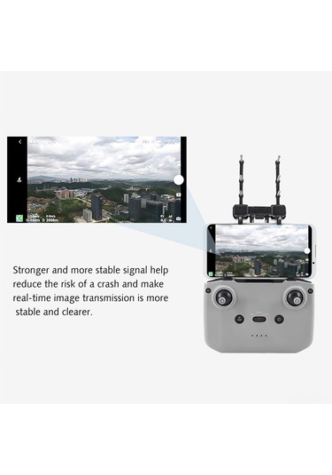 Leezsing Djı Mavic Air 2 Ve Mini 2 İçin 2.4ghz Sinyal Güçlendirici Yagi Anten, Kaza Riskini Azaltır, Görüntü İletimini İyileştirir.