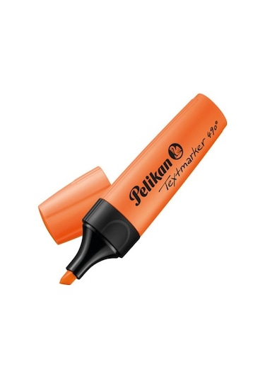 Pelikan Fosforlu Kalem 490 Turuncu 10 Adet Turuncu