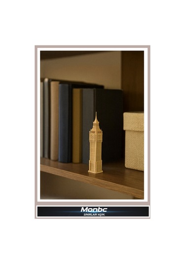 Monbc Big Ben 3d Tasarım Dekoratif Biblo, Hediyelik Ve Ev Ofis İçin Şık Aksesuar