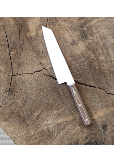 Şef bıçağı Profesyonel El yapımı Özel Üretim HGESF90 Ahşap