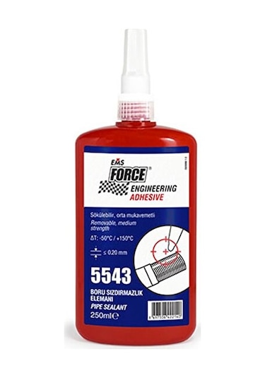Ems Force 5543 Boru Sızdırmazlık Elemanı Sıvı Conta Keten 50ml