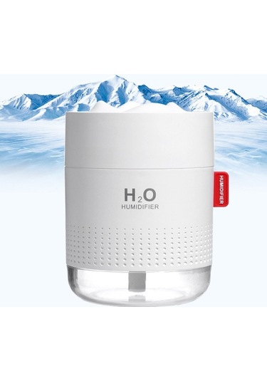 Novahub Kompakt Usb Nemlendirici - 500ml, Gece Lambalı, Sessiz, Gri/mavi/pembe/beyaz