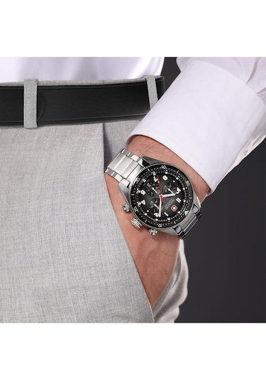 Swıss Mıllıtary Greyhound Chrono Smwgı0003803 Erkek Kol Saati Gri