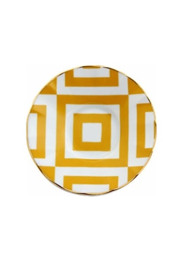 Porland Morocco Ds4 Sarı Ergonomik Çay Tabak 12 Cm - 1 Düzin
