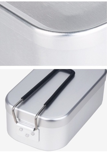 Wondernest Açık Seyahat Kamp Öğle Yemeği Kutusu Taşınabilir Katlanabilir Alüminyum Yemek Kabı 51743877 Çok Renkli Çok Renkli