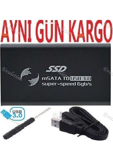 Msata To Usb 3.0 Ssd Harddisk Kutusu 5053A Mini Pci-E Hdd Hard Disk