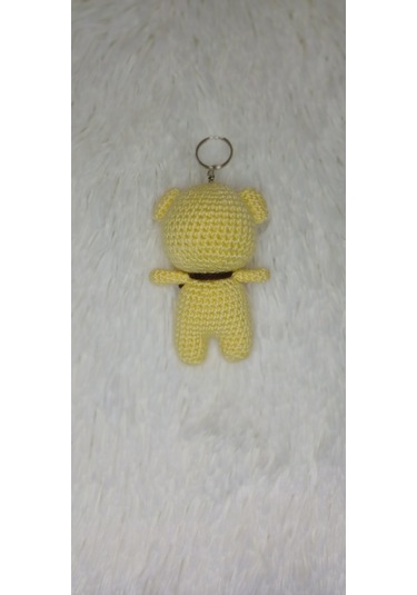 Amigurumi Ayıcık Anahtarlık Sarı