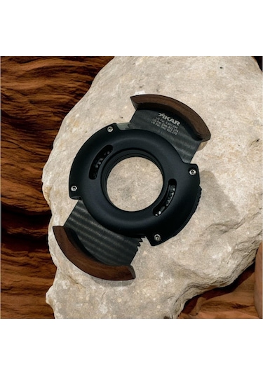 Xikar Xo Redwood Phantom Yuvarlak Puro Kesici Siyah