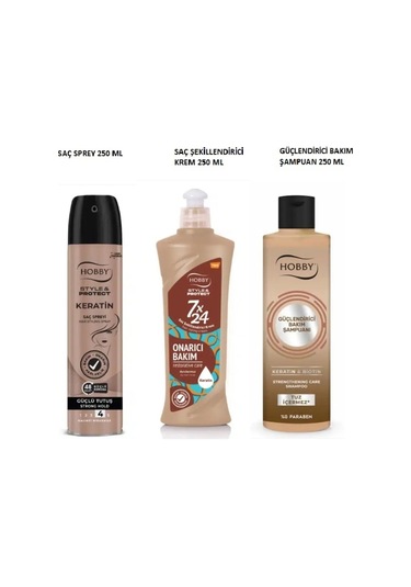 Hobby Keratin Saç Bakım Seti