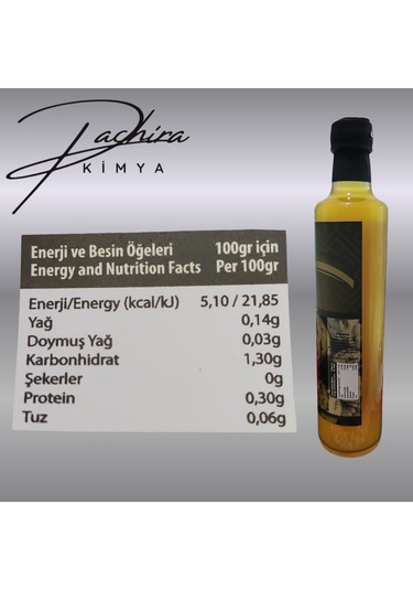 Pachira Kimya Premıum Enginar Sirkesi