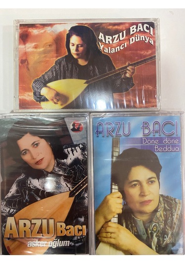 3 Adet Arzu Bacı Kaset