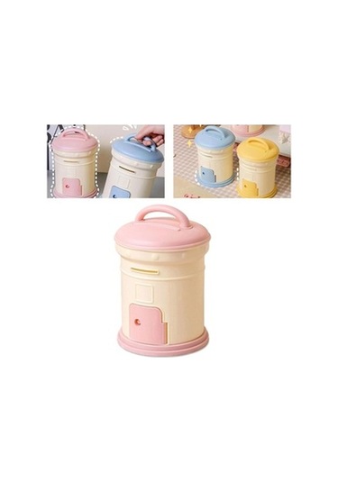 Lijinxu Magideal Posta Kutusu Kumbara Masa Üstü Süsleme Raf Pembe