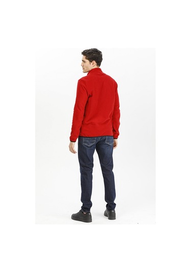 Exuma Yarım Fermuarlı Polar 2312001 - Kırmızı