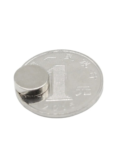 10 Adet Yuvarlak, Neodyum Mıknatıs, 10x3 Mm, Süper Güçlü Magnet