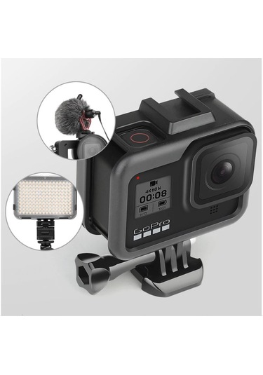 Ayex Hero 8 Plastik Kafes Çerçeve Gopro Hero 8 Uyumlu