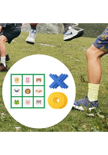 Suntek Tic Tac Toe Satranç Seti Boş Ve Parti Oyuncak Karikatür