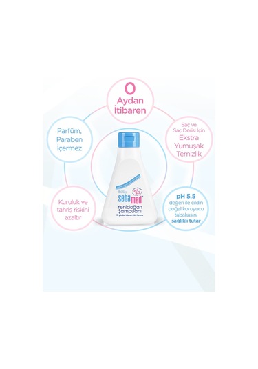 Sebamed Bebe Yenidoğan Şampuanı 250 Ml