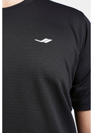 Lescon Siyah Çocuk Kısa Kollu T-Shirt 23S-3298-23N