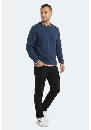 Slazenger Keystone I Erkek Lacivert Sweatshırt